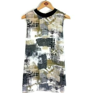 bobeau Tops - Bobeau Women's Cross Hatch Print Sleeveless Top bobeau Tops - Bobeau Women's Cross Hatch Print Sleeveless Top